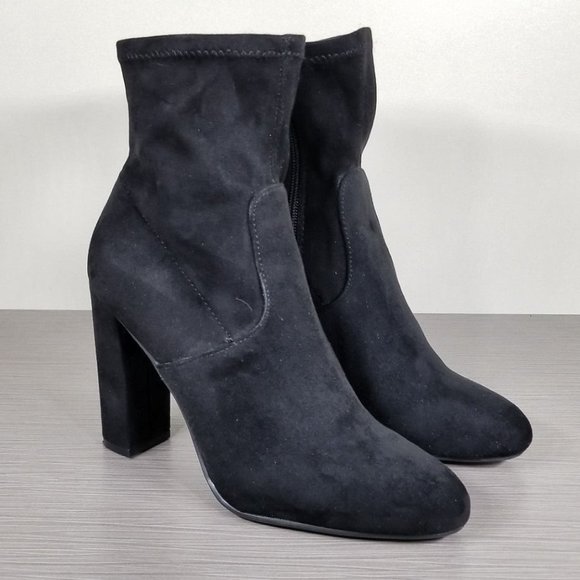 Steve Madden Edit Bootie, Black Textile, Womens Size 7.5 M - Picture 3 of 10
